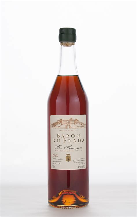 baron du prada bas armagnac 1993|1993 Chateau du Prada 'Baron du Prada' Vintage Bas Armagnac.